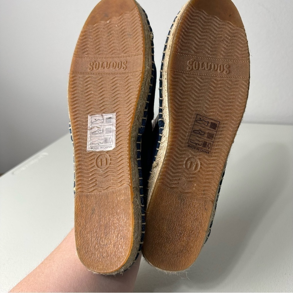 Soludos Women Blue Dali Espadrille Shoes Size 11 - Picture 5 of 8